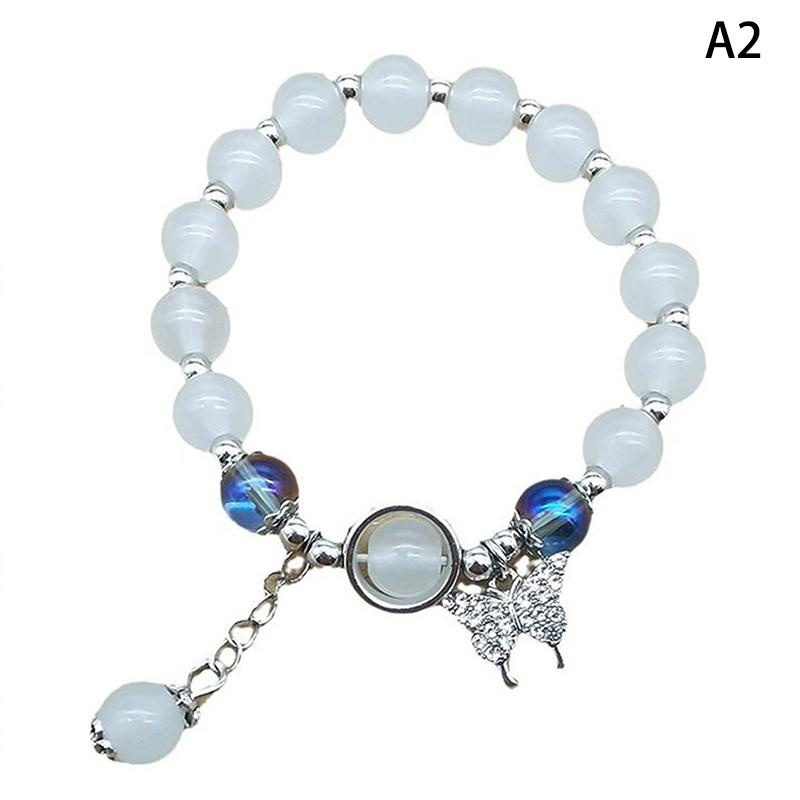 Оригинальный опаловый морской синий браслет с сокровищами и кристаллами лунного света, роскошный эластичный браслет для девочек и женщин, ювелирные аксессуары