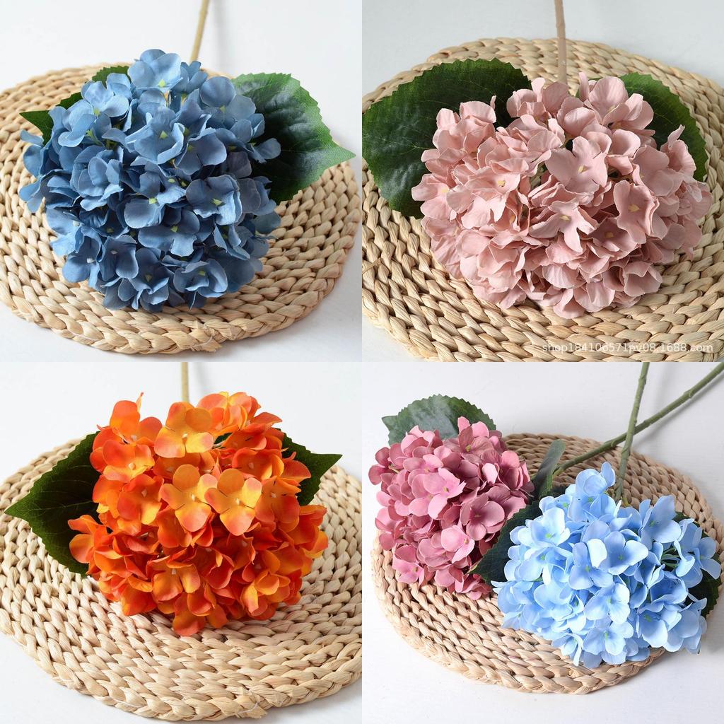 Искусственный цветок гортензии для свадьбы, домашнего декора, фотографии и мероприятий