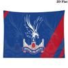 Crystal Palace FC Wall Tapestry Aesthetic Wall Hanging Printed Fabric Blanket Decorative Tapestries for Bedroom Living Room Home Decor
