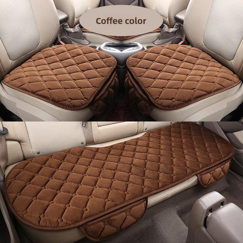 Auto Warm Car Cushion Three-piece Set Car Seat Cushion Three-piece Seat Cushion
