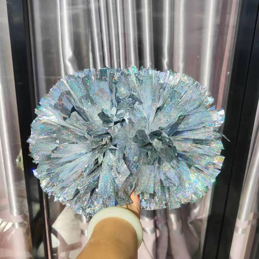 Радужные лазерные помпоны для чирлидинга