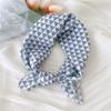 55 Cashew Cotton Linen Versatile Square Scarf - Women's Lightweight Summer/Autumn Accessory