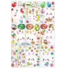 9 Sheets Easter Rabbit Eggs Window Clings Spring Cartoon Window Stickers Decals for Holiday Decoration Party Supplies