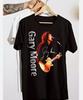 Редкая футболка Gary Moore Singer Размер S-4XL Черный хлопок