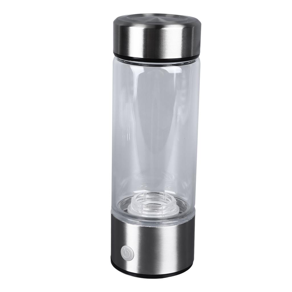 Hydrogen Rich Water Bottle USB Charging 420ml Portable Alkaline Water Generator Ionizer High