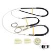 BWR242 Power Window Lifter Regulator Repair Kit Front Left Door for VW Polo MK3 6N1 6N2 Hatchback 1994-2001 4/5 Door 6N4837461