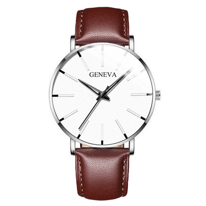 Стильные синие мужские кварцевые часы с онлайн дропшиппингом