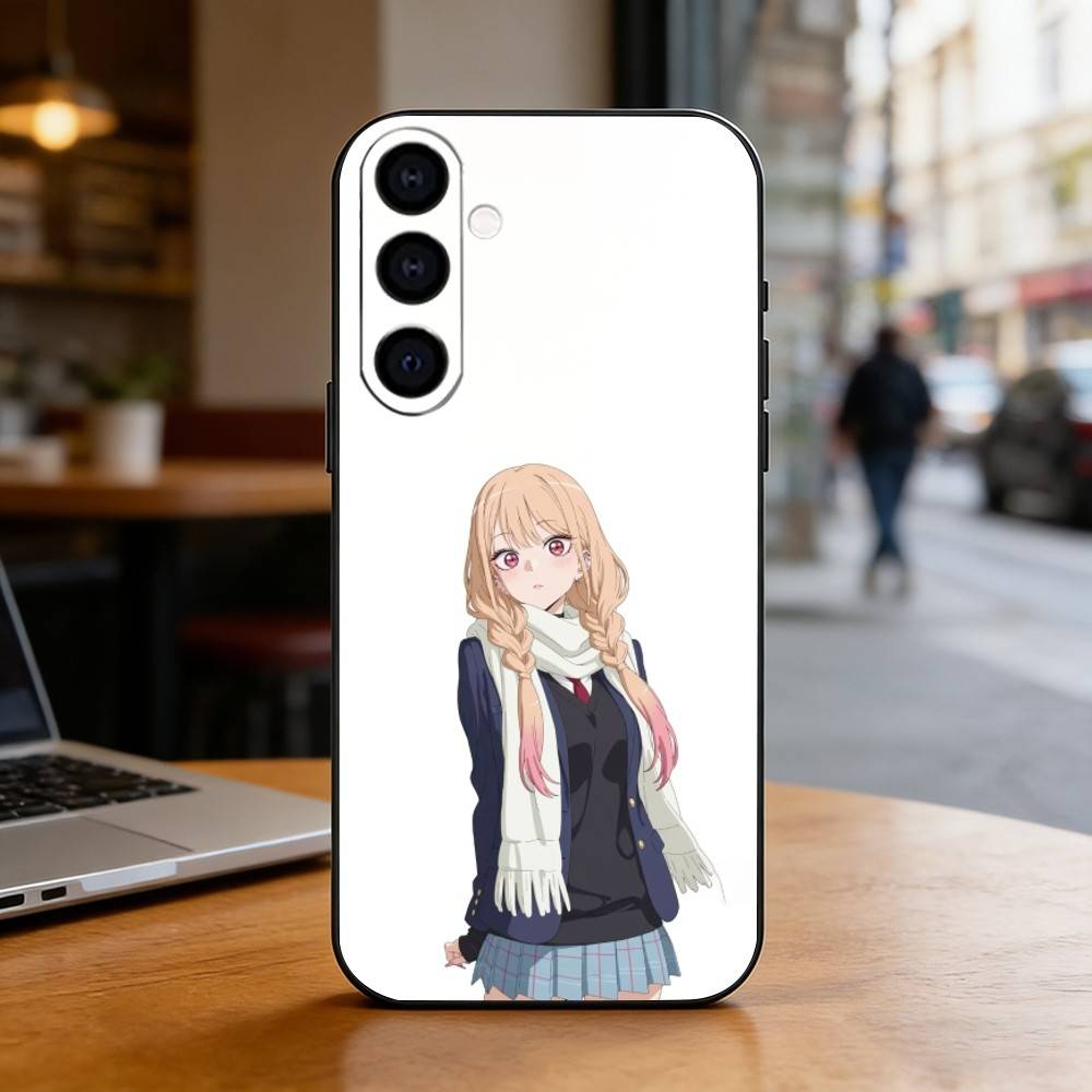 Чехол для телефона My Dress Up D-Darling Марин Китагава Черный Силиконовый Мягкий Для Samsung Galaxy A73,A72,A71,A70,A53,A52,A51