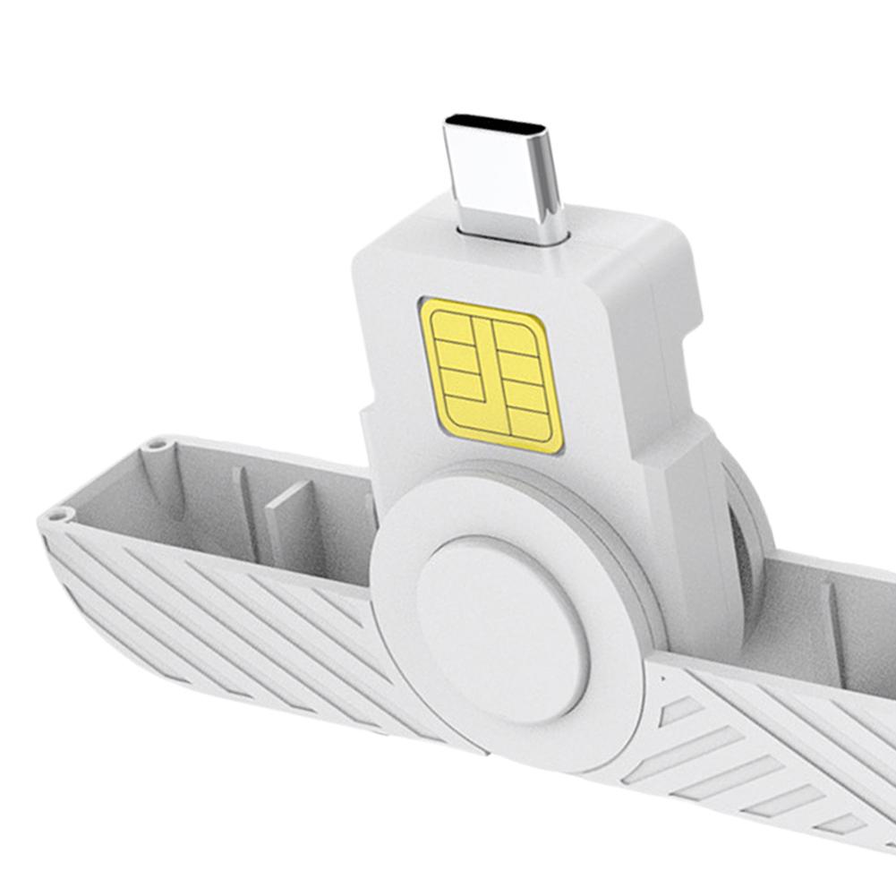 Считыватель смарт-карт AU Type-C ID CAC Считыватели карт для государственных удостоверений личности ActivClient AK