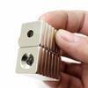 1/5 Pcs Neodymium Magnet Block Strong Magnet Super Powerful Permanent Magnetic Permanent Rectangle Magnet with Hole
