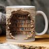 3D Bookshelf Mug Creative Multifunctional Ceramic Water Cup with Handle A Library Shelf Space Design Book Lovers Coffee Mug Birthday Christmas