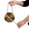 Toys With Wooden Stick Percussion instrument Hand Gong Gongs Drums Copper Cymbals Instrument Toy