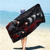1Pc Watercolor Christmas Gnomes Collection Beach Towel Microfiber Beach Towel Thin Absorbent For Beach Swimming Yoga Bath Sports