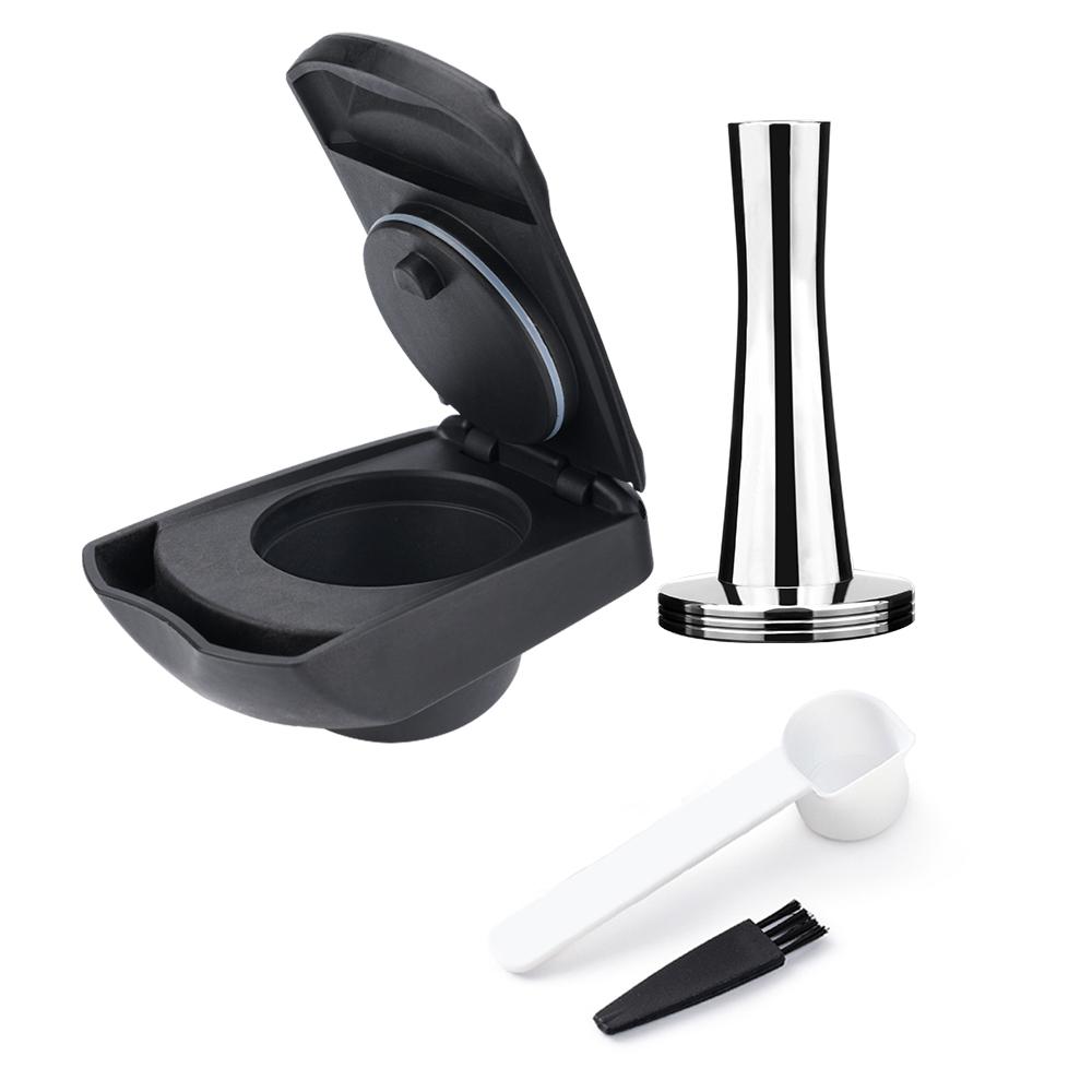 Reusable Refillable Coffee Adapter Powder Dish Cup Compatible with Dolce Gusto Lumio EDG325 Coffee Machine Drawer Holder