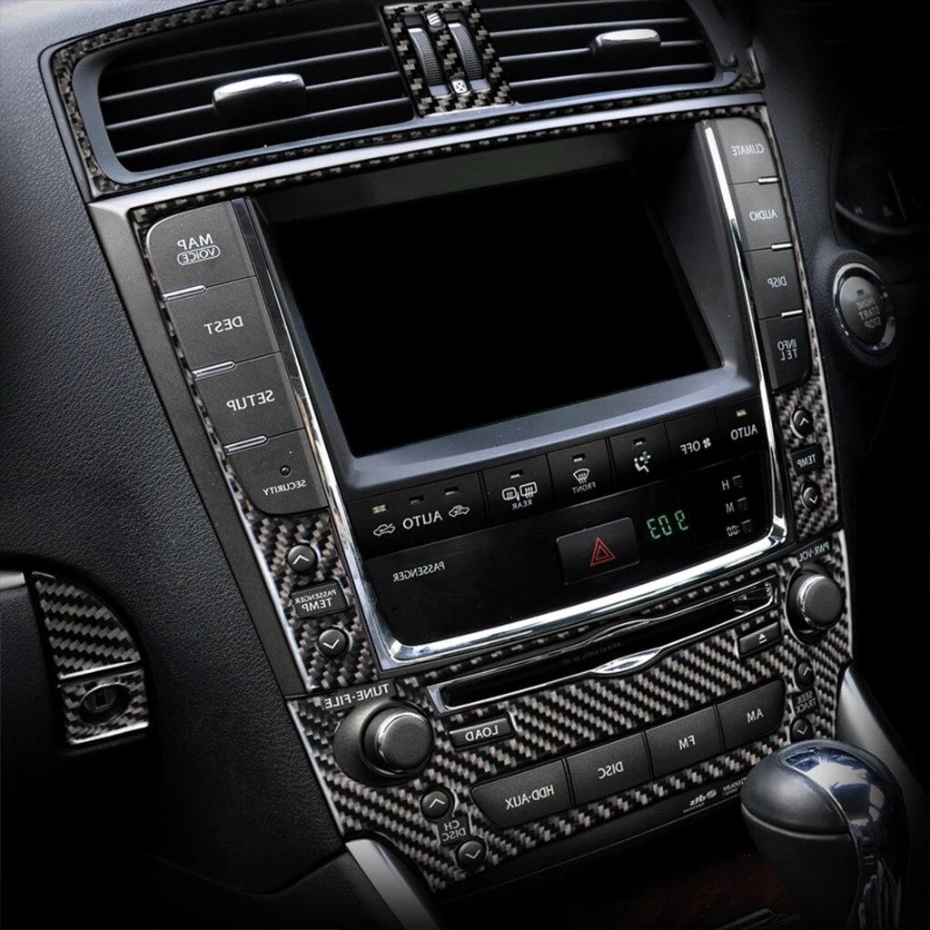 Автомобильный перчаточный ящик, переключатель, декор, накладка, наклейки, наклейка для Lexus IS IS250 300 350C 2006-2012, автомобильные аксессуары для интерьера, углеродное волокно