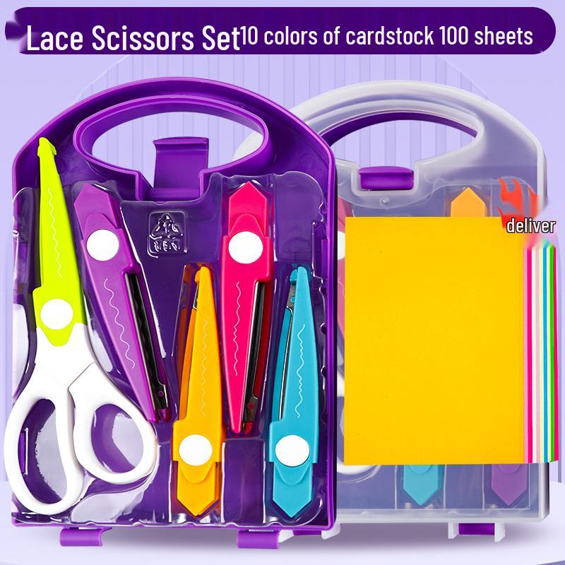Effort-Saving Embosser Set: DIY Flower Punch Embossing Machine for Kids