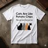 Cats Are Like Potato Chips You Can't Have Just One Funny Kitten Unisex T-shirt