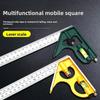 Adjustable Engineers Combination Try 90-degree Measuring Ruler New Horizontal Right Angle Ruler