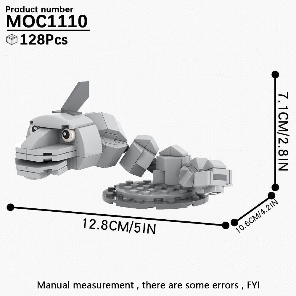 MOOXI MOC Пепельный Монстр Милые Аниме Игры Совместимые Фигурки Строительные Блоки Взрослые Игрушки Для Детей Друзей Подарок Кирпичики Дешевые DIY