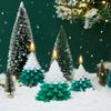 1 Piece Christmas Tree Shaped Candles Decoration Natural Wax Holiday Accossories