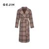 Gejin Women's Mid-Length Double-Sided Wool Coat