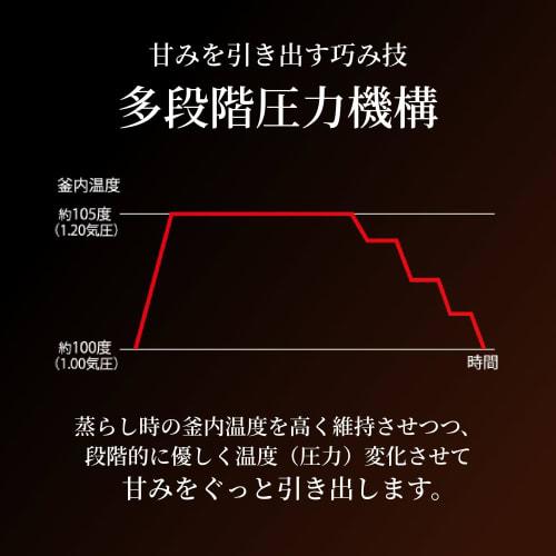 Tiger Thermos (TIGER) Rice Cooker 5.5 Cups Earthen Pot Pressure IH Type Earthen Pot Awabi Cooking Small Delicious Cooking Ebony Black JPL-T100KG