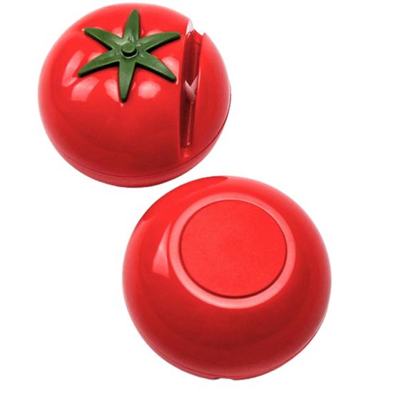 Милая керамическая точилка для томатов, быстрая заточка, многофункциональная резак для фруктов, ножницы, металлическая точилка для посуды, точильный камень, кухонные принадлежности