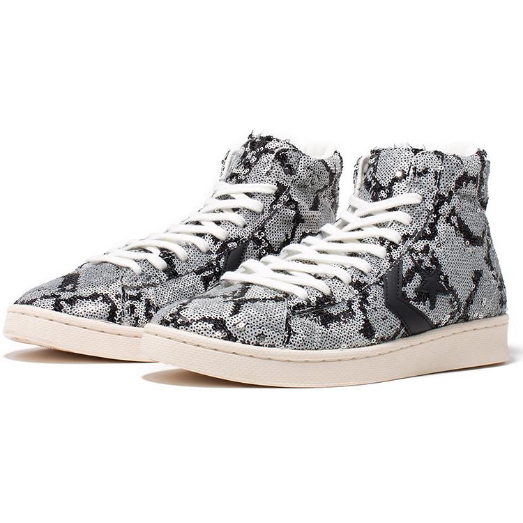 Кожаные кеды Converse Mid 'Snakequins' 165752C