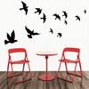 (Nikita) Birds Wall Decals Mural Sticker Removable Home Room Decor Vinyl Art DIY BK