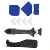 10PCS Caulk Tools Kit Silicone Sealant Remover Shovel Glass Cement Caulking Scraper