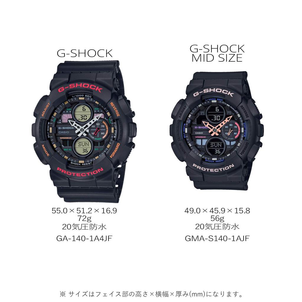 Casio Model Watch G-Shock Mid-Size GMA-S140NC-5A1JF Men's