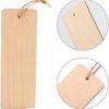 Cross-border DIY Wooden Blank Bookmarks - Irregular Laser Cut Wood Pendants