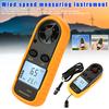 Digital LCD Anemometer Air Wind Speed Meter Tester Temperature Gauge Thermometer