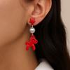 Fashion Jewelry New Year Horse Earrings Heart Star Horse Drop Earrings  Gift