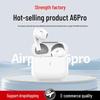 Bluetooth-гарнитура A6Pro: 4-е поколение, шумоподавление, длительное время работы от аккумулятора, внутриканальные наушники, совместимость с Apple