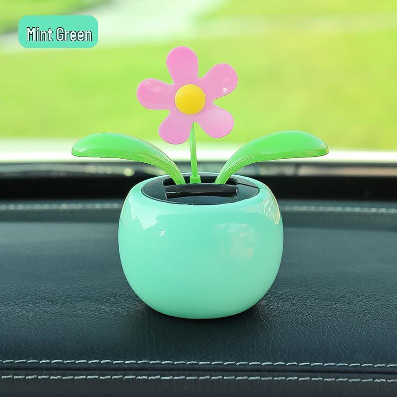 Качающийся подсолнух - Автомобильное украшение - Устойчивая к высоким температурам отделка салона