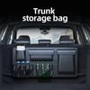 Car Trunk Leather Storage Box Bag Car Seat Back Tool Storage Box Multifunctional Hanging Bag Rear Seat Hanging Storage Bag Pouch