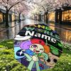 Custom Name Personalized Dandy's World Print Umbrella, Auto Open Close, 8‑Rib Sturdy Frame, Commute Camping Hiking Use, Birthday Gift