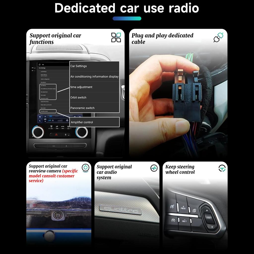 9.7"Для Toyota RAV4 Rav4 2005-2013Автомобильное Радио Мультимедиа Навигация 4G GPS Мультимедиа Беспроводной Carplay Android 14 Экран Стерео