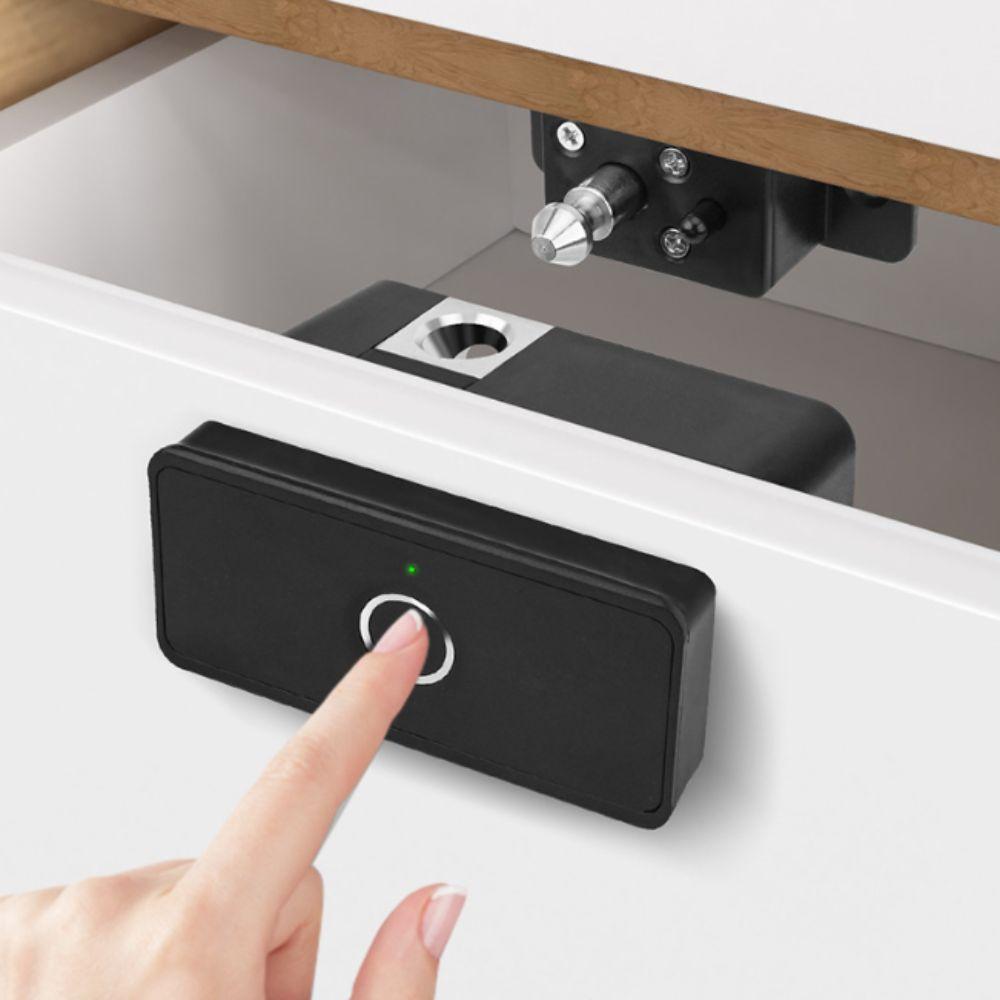 Electronic Fingerprint Drawer Lock Fingerprint Password Safety Lock  House