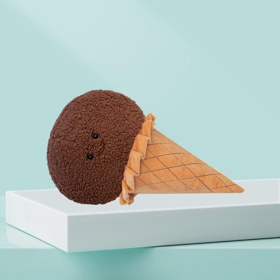 Мороженое, плюшевая игрушка, мультяшная красочная кукла-мороженое, плюшевая плюшевая подушка, украшение, мягкая кукла, подушка, украшение для дома, вечерние, подарок на день рождения