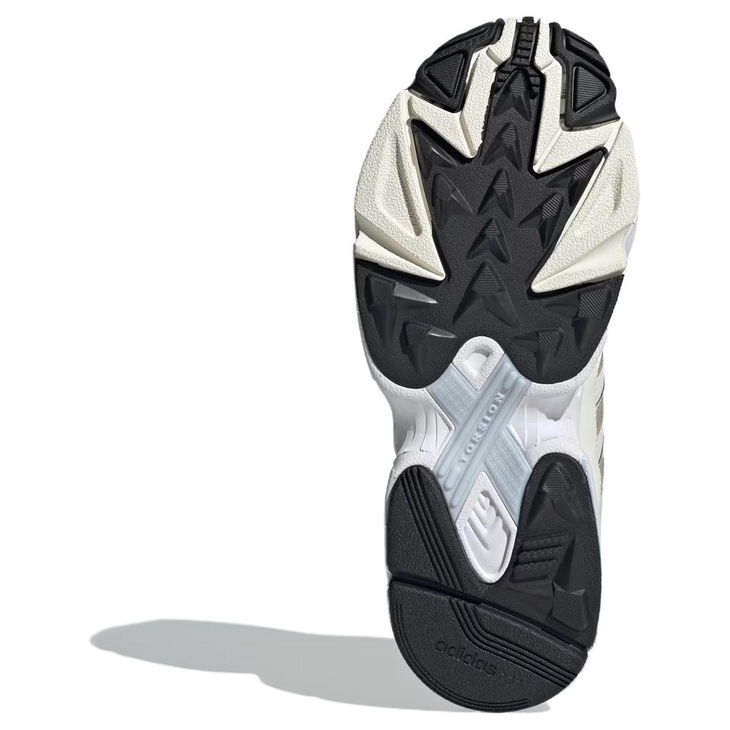 Adidas Оригинальные Falcon Нескользящие Устойчивые к истиранию Низкие Беговые Кроссовки Унисекс Белый Серый IF7056