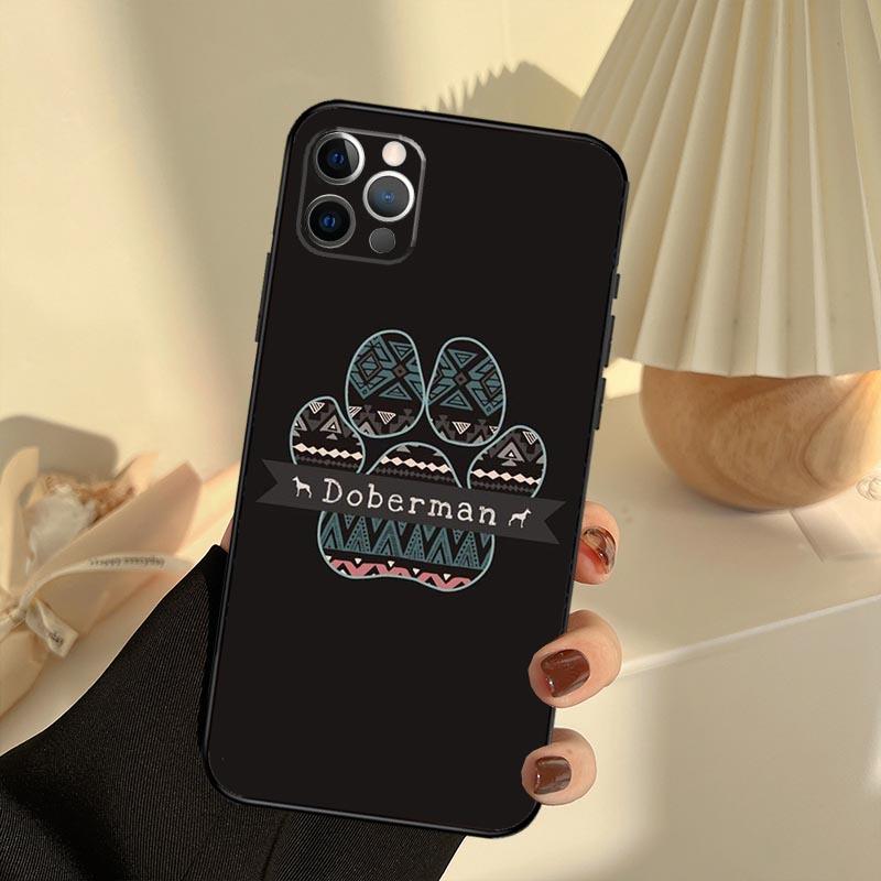 Dog foot Paw Colorful Pattern Case For iPhone 11 12 13 14 15 16 Pro Max Cover For iPhone 13 12 Mini XR X XS Max Plus
