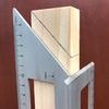W&W Store Multifunctional Square Angle Ruler 45/90 Degree Gauge Measuring Woodworking Tool