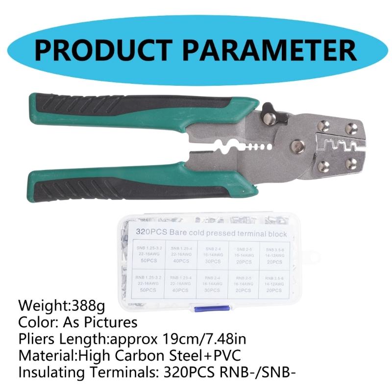 Электрические разъемы U-образные O-образные кабельные наконечники 0,5-4 мм наконечники кабельные клеммы наконечники проводов с набором обжимных клещей