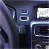 Special Car Interior keyhole panel decorative cover trim stainless steel strip key ring 3D sticker for Volvo S60 V60