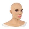 Adult Full Head Mask High Quality Female Shaped Silicone Crossdresser Headgear Halloween Cosplay Accessory