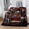 Heavy Metal Band Rap-Metal Music S-Slipknot Album Cover Printed Blanket Flannel Soft Warm Sofa Bed Portable Office Gift Blanket