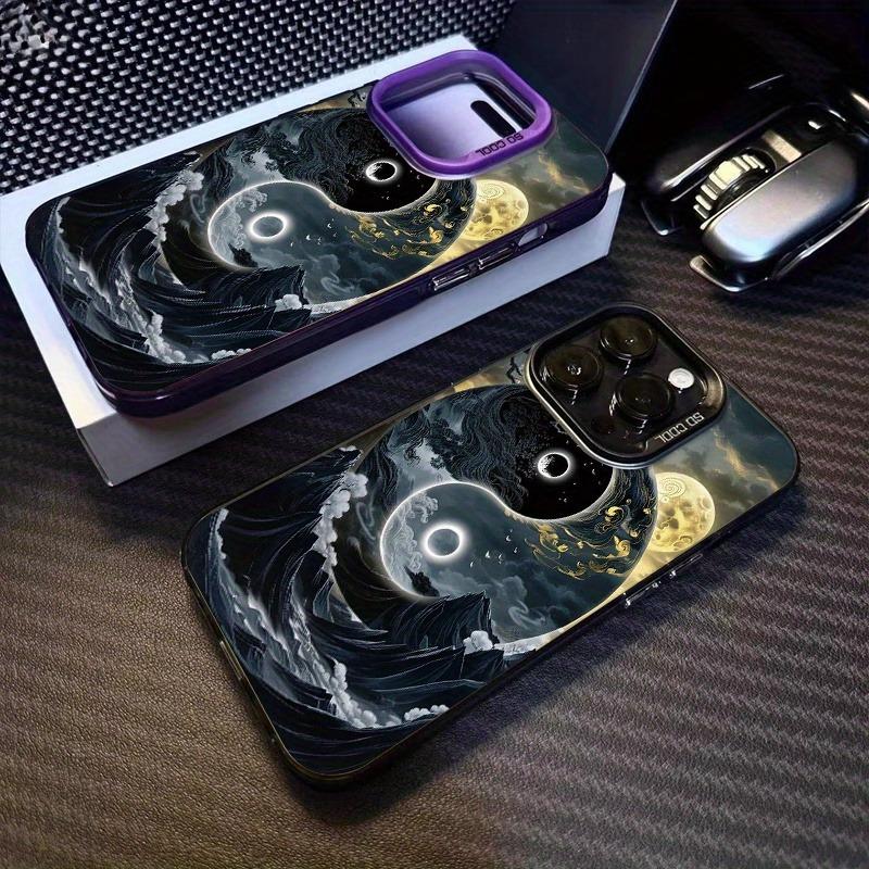 Чехол для телефона с картиной в стиле Инь-Ян Тайцзи, подходит для iPhone 16 15 14 13 12 11 Pro/ Max/Plus, противоударная задняя крышка