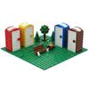 Портативный Туалет Loo City Сцены MOC Dunny Классическая Улица Porta-Potty Декорация WC Строительные Блоки Образовательные Детские Игрушки